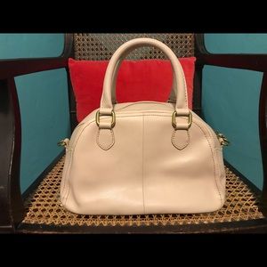 Nude/Blush Leather Handbag by J. Crew